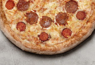 Vegan Sausage & "Pepperoni" Pizza