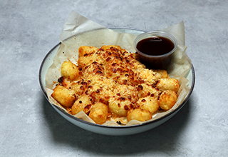 Potato Tots with Four Cheeses
