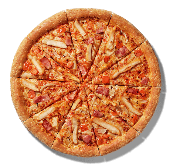 Papa Johns Chicken Club pizza