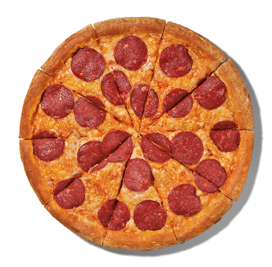 Papa Johns Jackfruit Pepperoni pizza