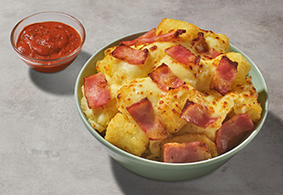 Cheesy Potato Tots with Bacon