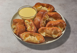Garlic Cheese Papa Bites